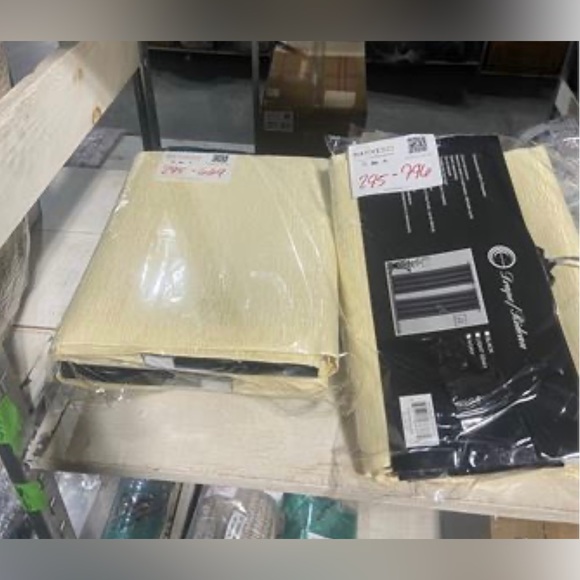 Jacquard Blackout Panel W 8 Grom (Linea) (Ivory) (96") - Set of 2 - Picture 5 of 5